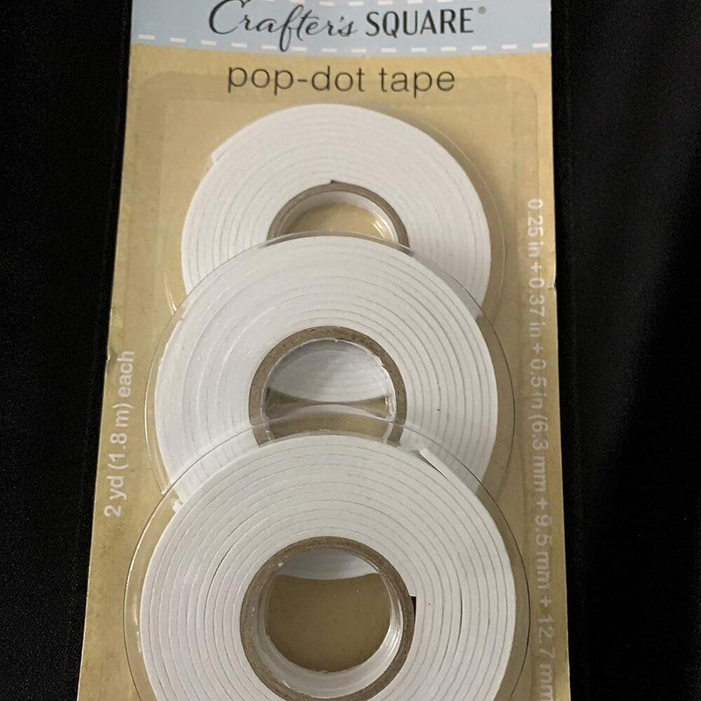 NEW SET OF 2 Crafter’s Square 3 Piece Pop-dot Tape Great for Crafters